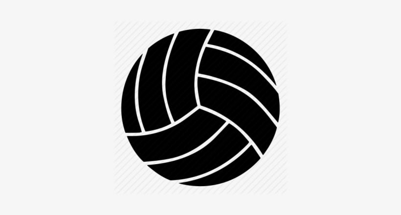Volleyball Ball Sport - Water Polo Ball Black And White, transparent png download