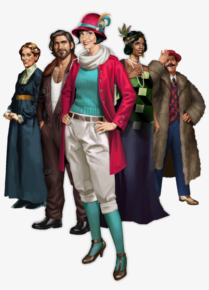 Gruppenbild - June's Journey Characters, transparent png download