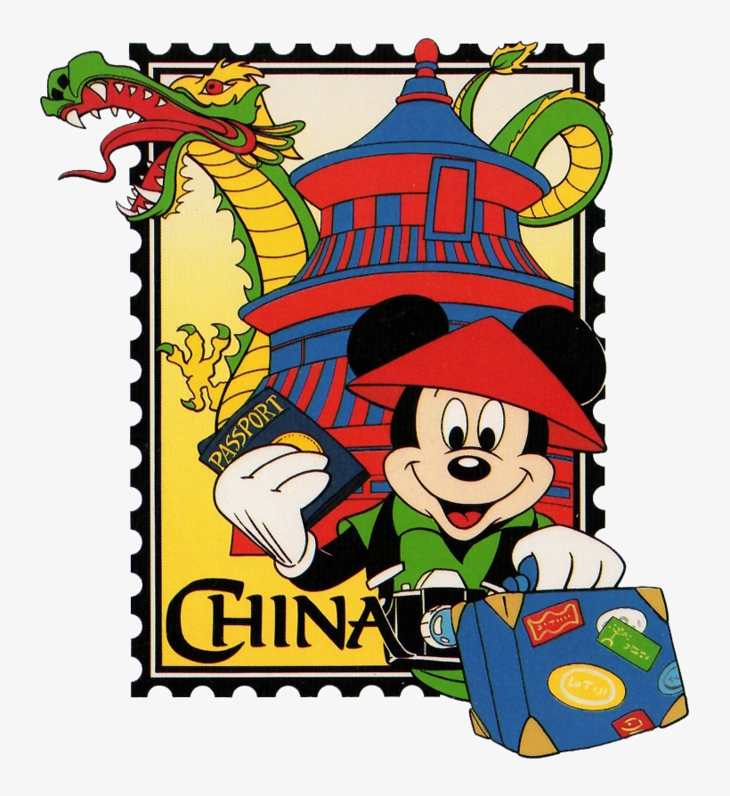 International Mickey Mouse Clipart - Mickey Mouse In China Clipart, transparent png download