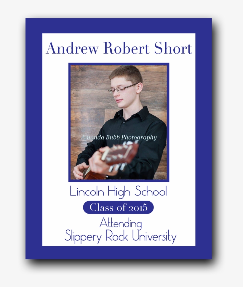 School Border Graduation Announcement - Poster, transparent png download