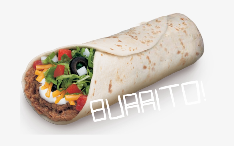 El Burrito Es Un Tipo De Comida Mexicana Que Consiste - Wrap Roti, transparent png download