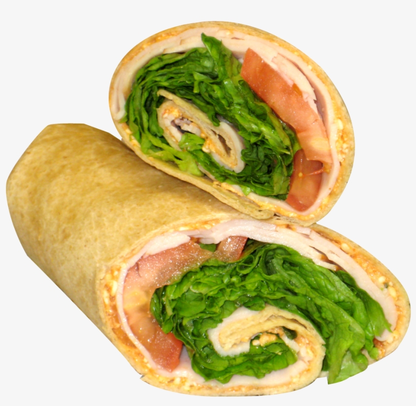 Spicy Feta Turkey Wrap ½ $3 - Fast Food, transparent png download
