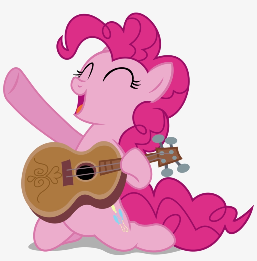Acoustic Guitar, Artist - Pinkie Pie With Guitar, transparent png download