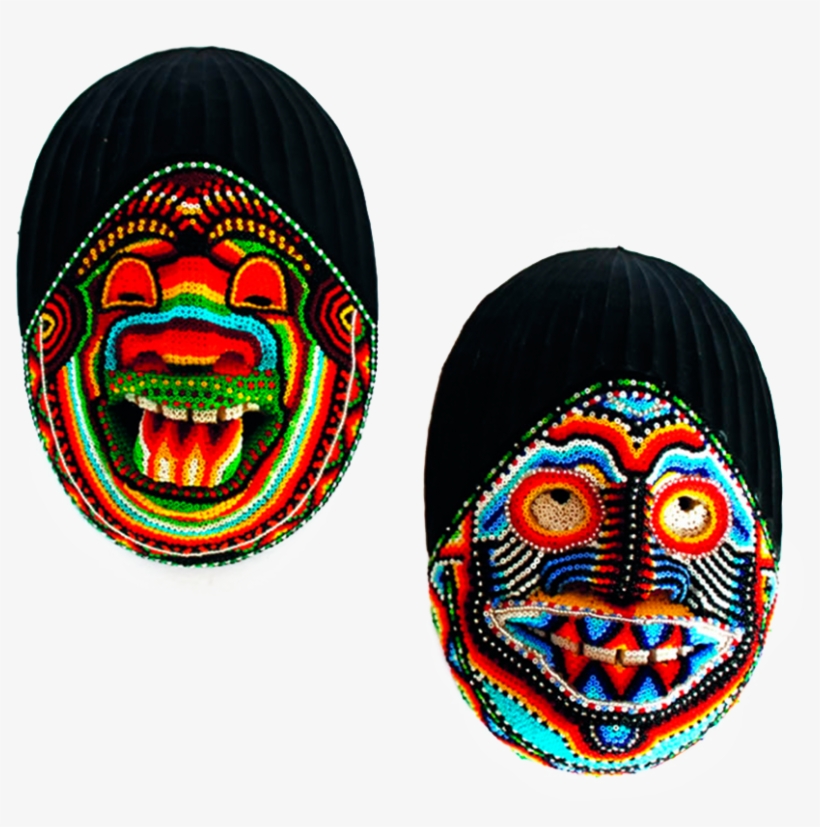 Máscara Visión Yaje Kamtsá Con Chaquiras - Mask, transparent png download