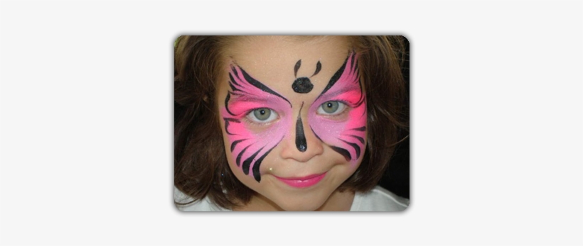 Mariposa Pintada En La Cara, transparent png download