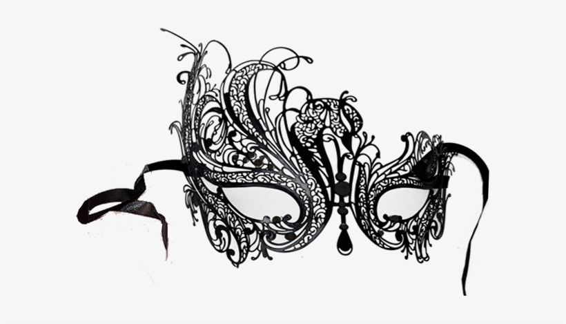 Mascara De Metal - Glyby Metal Laser Cut Filigree Masquerade Venetian, transparent png download