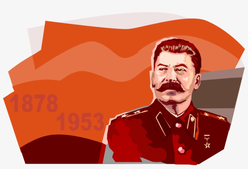 Vector Illustration Of Joseph Stalin, Russian Dictator - Joseph Stalin, transparent png download