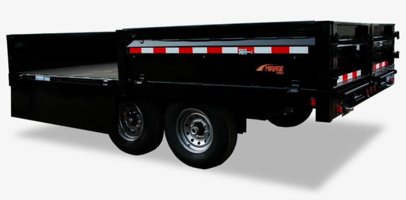 Flatbed Dump Trailer - California, transparent png download
