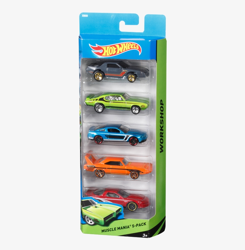 Hot Wheels 5 Car Pack - Hot Wheels 5-car Pack Assortment, transparent png download