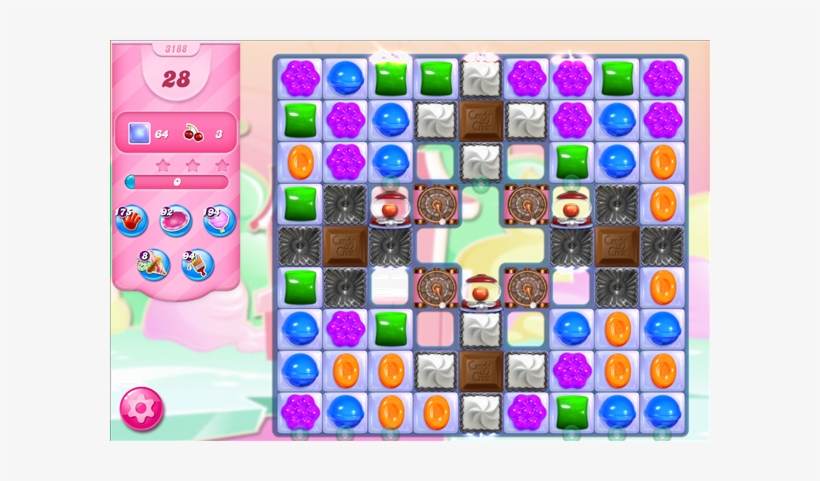 Candy Crush Saga Level 3188 Goals - Candy Crush Saga, transparent png download