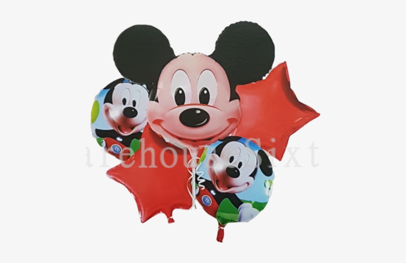 5 X Mickey Mouse Foil Balloon Set - Mickey Mouse Clubhouse, transparent png download