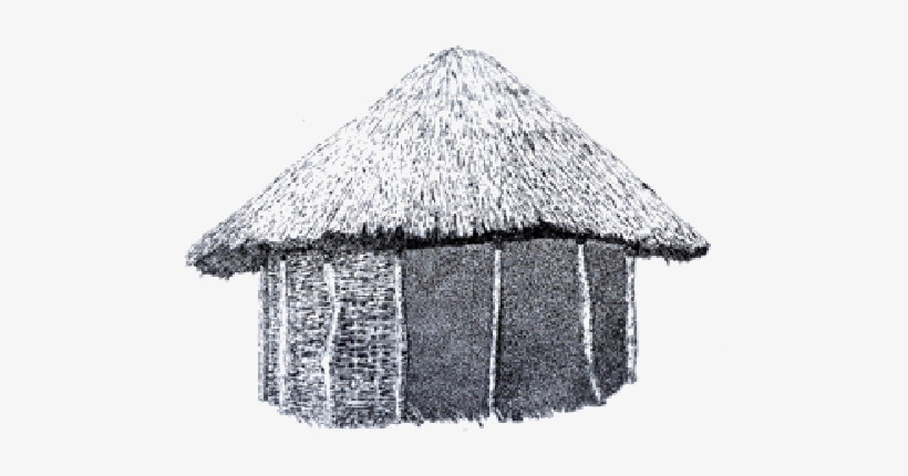 Sketch Of A Mud Hut In Zambia - Vernacular Architecture Sketches, transparent png download