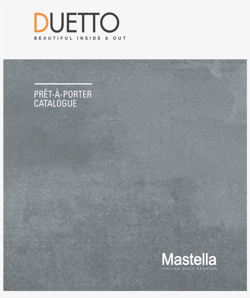 Mastella Duetto Collection Catalogue 2018 Equipbath2018 - Concrete, transparent png download