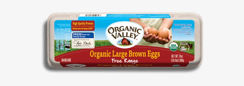 Organic Eggs Brown Large Organic Valley - Organic Valley Egg Coupon, transparent png download