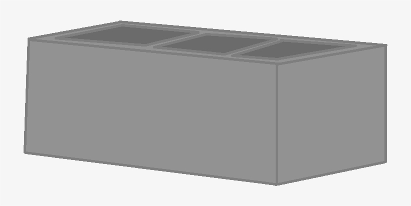Cinder Block Asset - Coffee Table, transparent png download