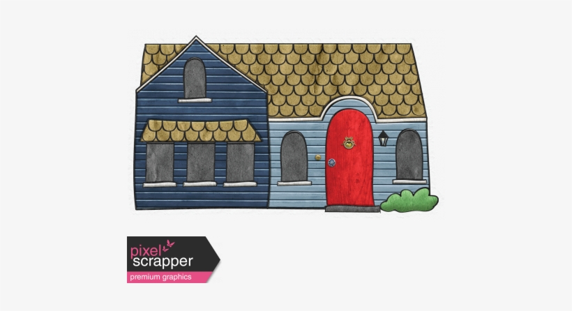 Our House - Mini Kit - House - Digital Scrapbooking, transparent png download