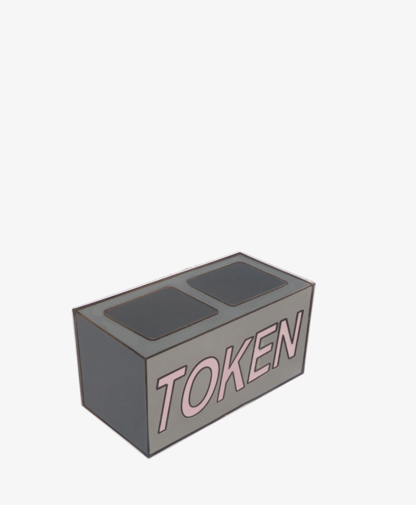 Token Cinder Block Pin - Box, transparent png download