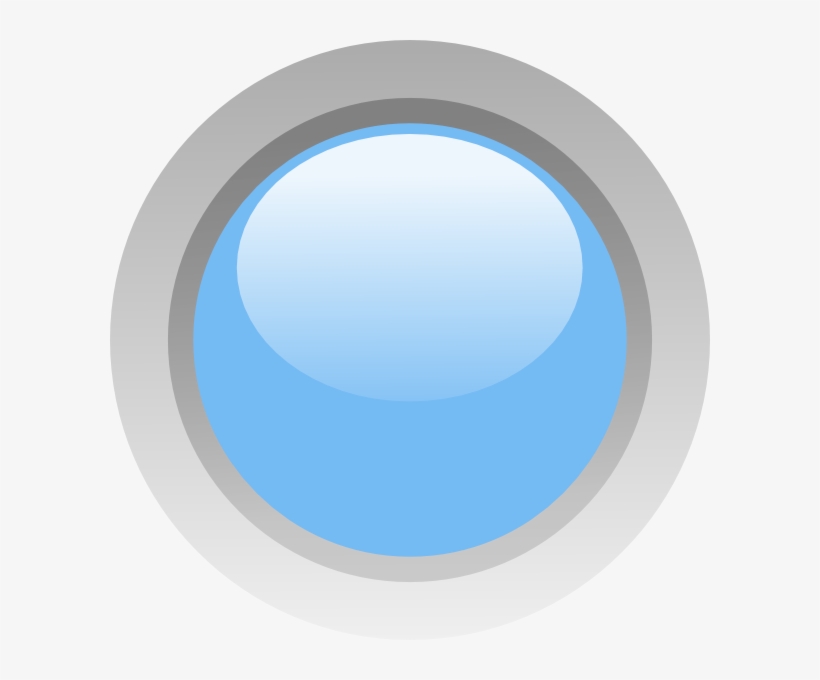 Light Blue 2 Led Circle Png Clip Art, transparent png download