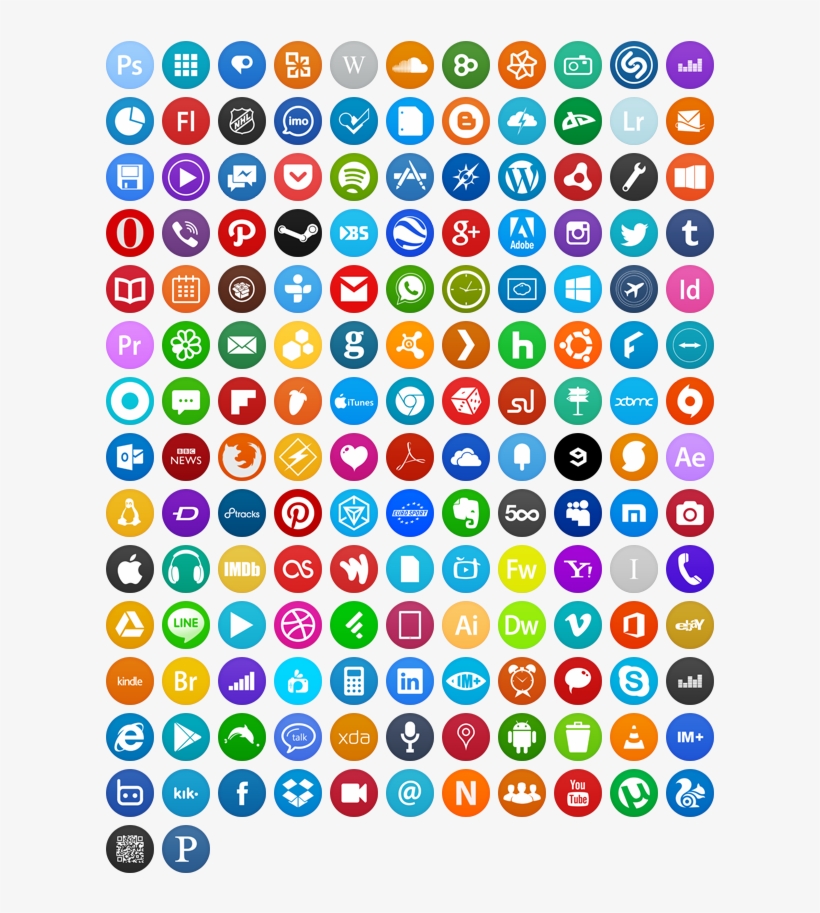 Circle Icon Pack By Martin - Icon, transparent png download