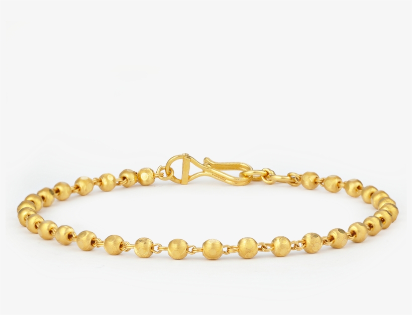 22ct Gold Beaded Bracelet - Pearl, transparent png download