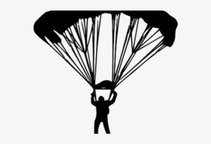 Parachute Clipart Paratrooper - Parachutist, transparent png download