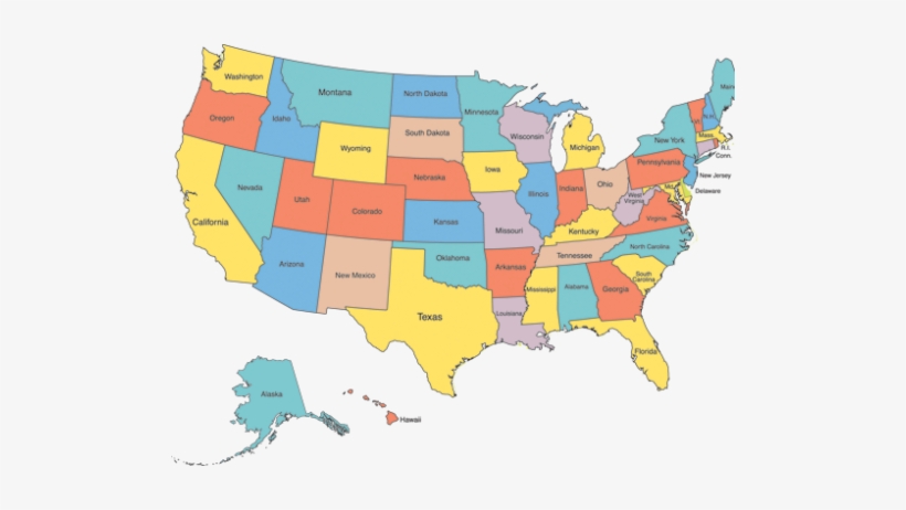 Us Map Detailed Eps - States With The Death Penalty 2017, transparent png download