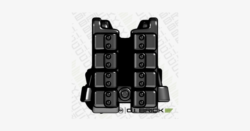 Brickarms Wwii Vest German - Brickarms Combat Vest Ww2 German Paratrooper 2.5-inch, transparent png download