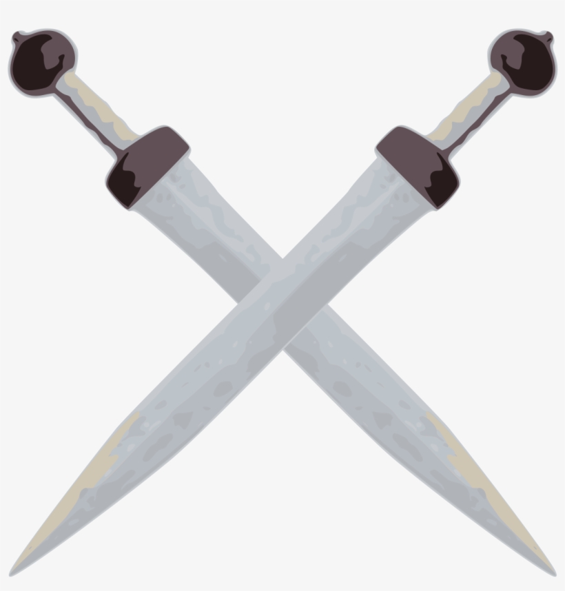 485px-gladii - Svg - Battle Icon, transparent png download