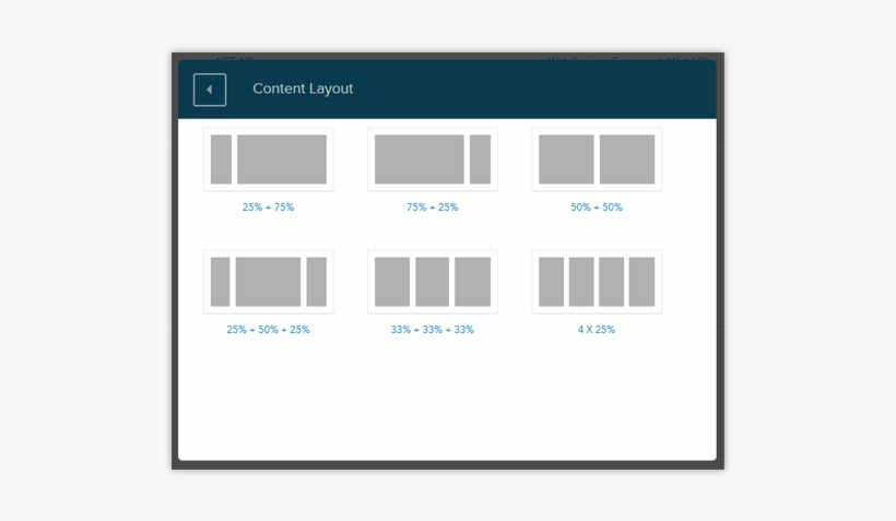 Choice Of Content Layouts - Dotnetnuke, transparent png download