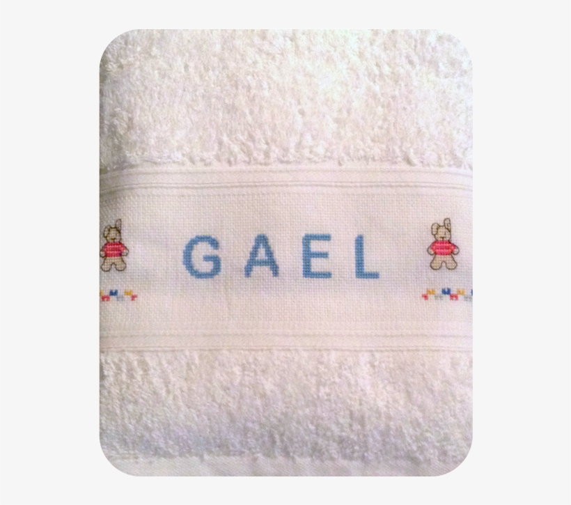 Si Estáis Interesados En Hacer Un Regalo De Nacimiento - Toallas Bordadas En Punto De Cruz Para Bebes, transparent png download