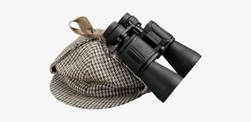Detective Hat Binoculars - Photography, transparent png download