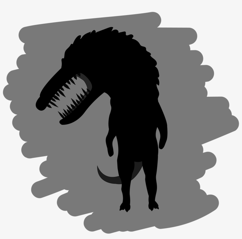 This Is The Silhouette Of My Final Monster Design, - Portable Network Graphics, transparent png download