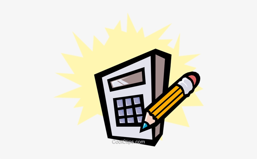 Calculator Royalty Free Vector Clip Art Illustration - Komputer Akuntansi, transparent png download