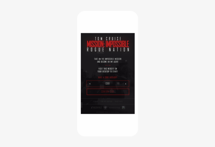Mission - Impossible - Rogue Nation - Led-backlit Lcd Display, transparent png download