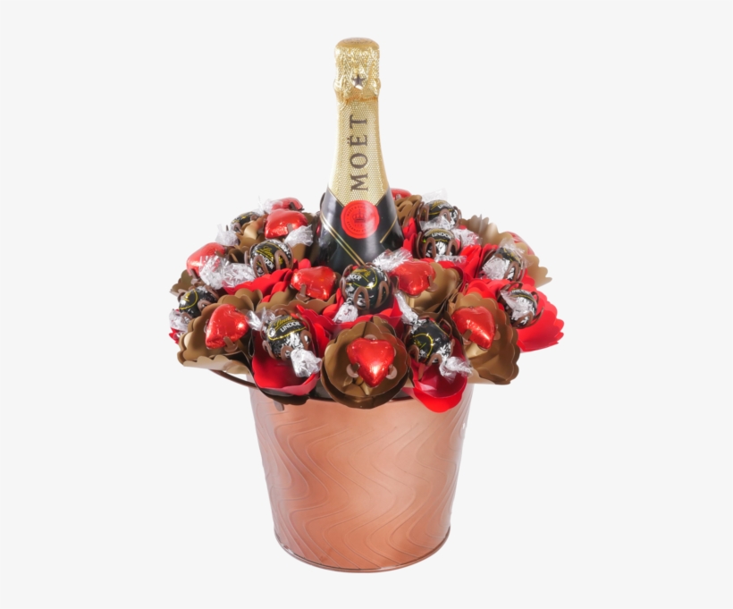 Luxury Moet Lover Bouquet - Bouquet Ideas For 18th Birthday, transparent png download