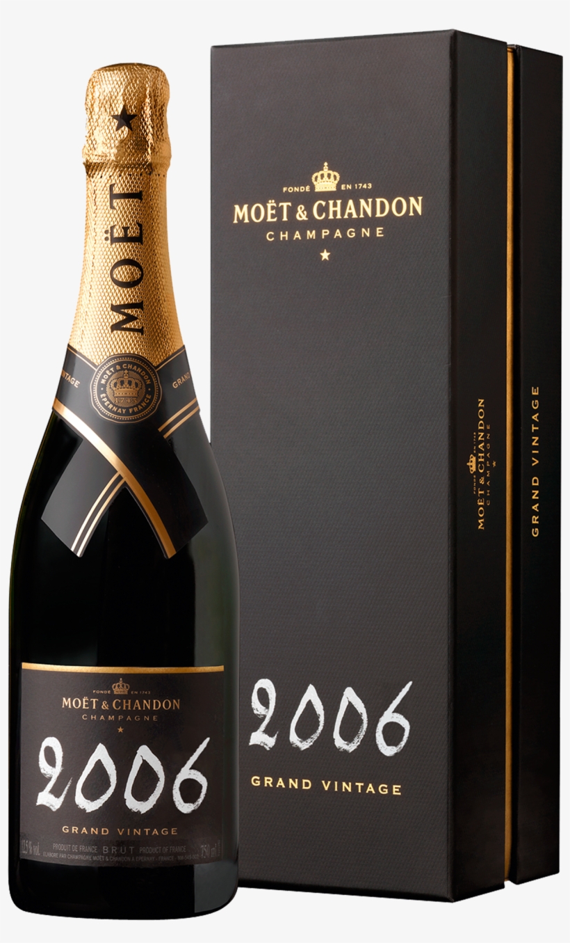 Moët & Chandon Grand Vintage Champagne 2009 Bottle - Moet & Chandon Grand Vintage Brut 2008, transparent png download