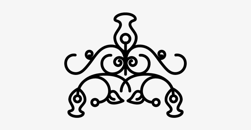 Vintage Complex Floral Ornamental Design Vector - Design, transparent png download