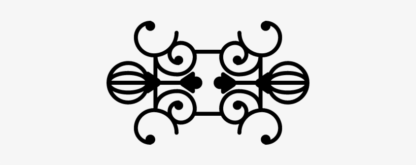 Ornamental Symmetrical Design Vector - Symmetrical Design, transparent png download