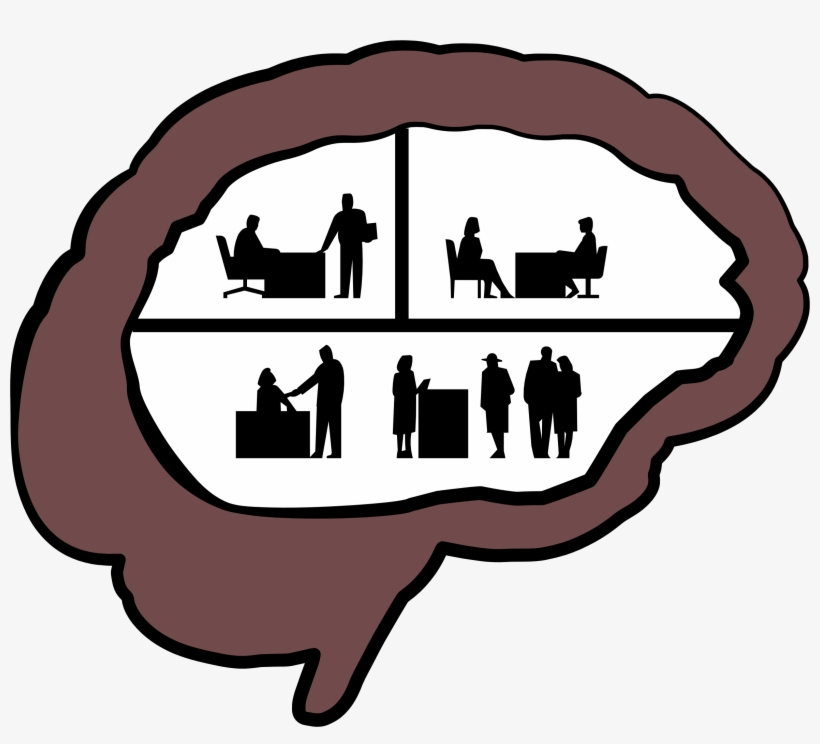 Human Brain Computer Icons Line - Brain, transparent png download