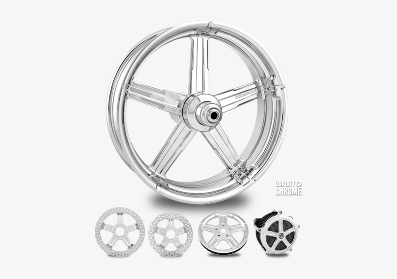 The Devil's Details - Chrome Formula Motorcycle Wheel, transparent png download