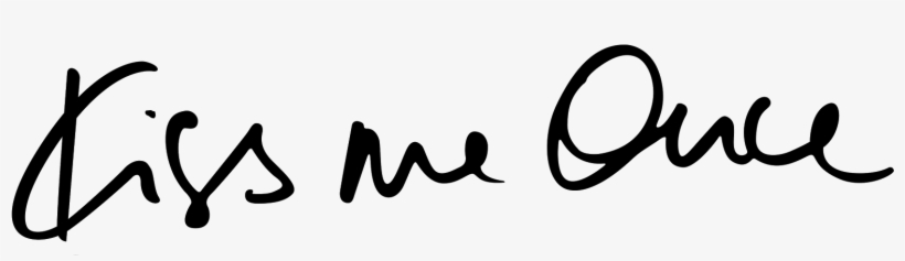 Kylie Minogue Kiss Me Once Font, transparent png download