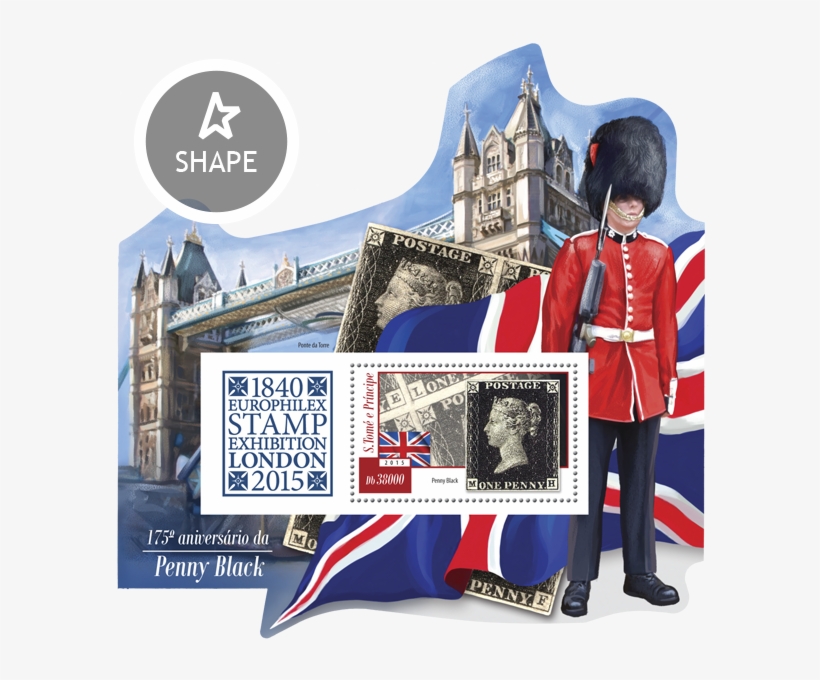 175th Anniversary Of Penny Black - Tower Bridge, transparent png download