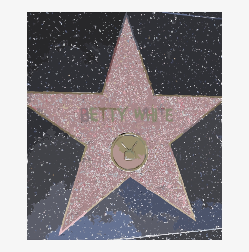 Hollywood Walk Of Fame Actor Television January 17 - Betty White Walk Of Fame, transparent png download