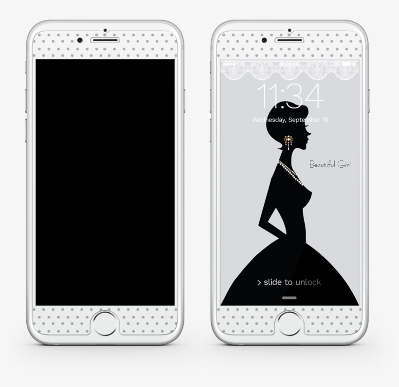 Iphone 6 - Iphone Silhouette, transparent png download