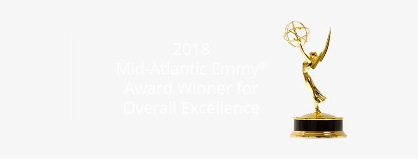 2018 Mid Altantic Emmy Winner For Overall Excellence - Emmy Award, transparent png download