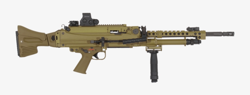 It's Most Commonly Seen In This Version With A Comfortable - Heckler & Koch Mg5, transparent png download