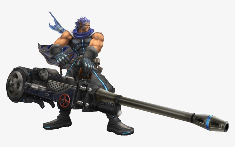 Also The Guy Is About Ten Feet Tall - Final Fantasy Dirge Of Cerberus Azul, transparent png download