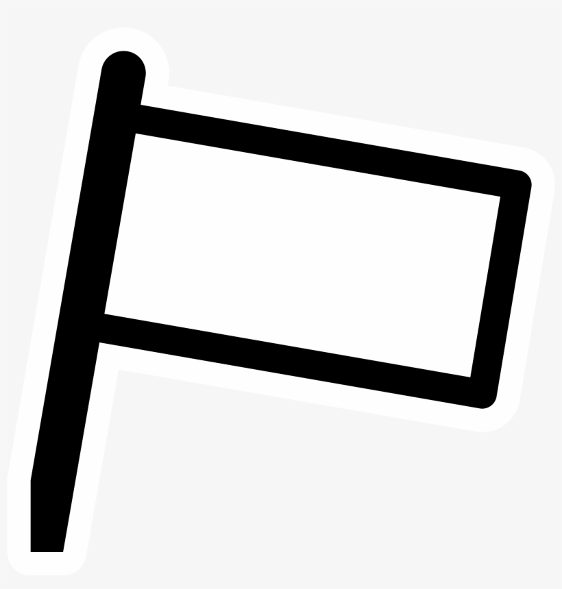 This Free Icons Png Design Of Mono Mail Flag, transparent png download