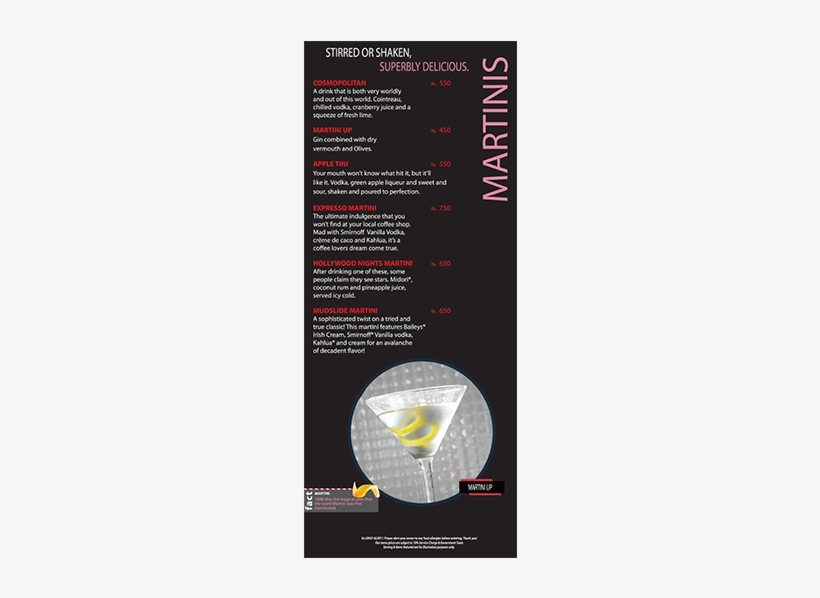 04 Am 128560 Bar Menu 6 9/23/2015 - Banner, transparent png download