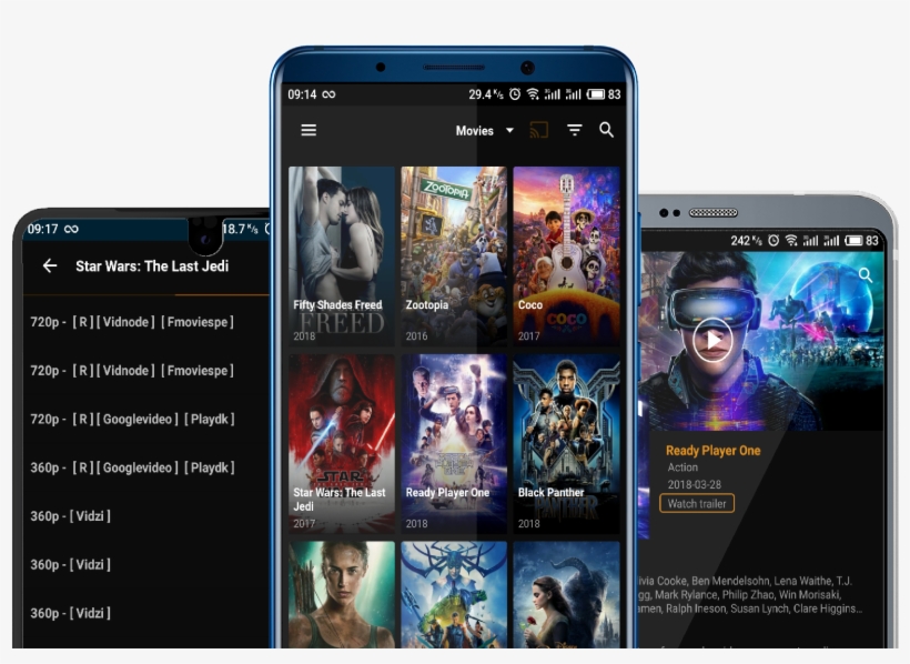 Free Movie Apps 2018, transparent png download